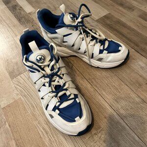Michael Kors sneakers like new, Blue White Silver
